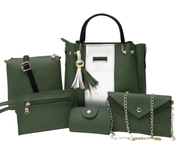 5 Piece Set High Quality Synthetic Leather Bags