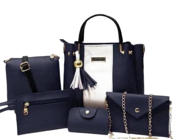 5 Piece Set High Quality Synthetic Leather Bags