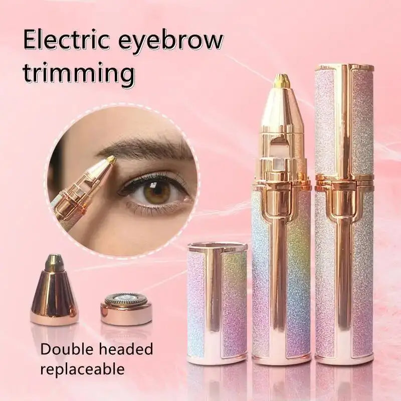 2 In 1 Electric Eyebrow Trimmer And Shaver