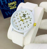 Swatch Men High Quality Watch With Attractive Look Rubber Strap