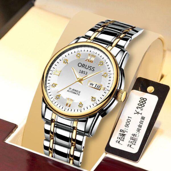 Men Automatic Night Light Waterproof Watch