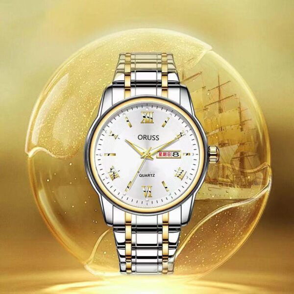 Men Automatic Night Light Waterproof Watch - Image 2